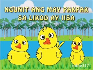 Tatlong bibe animated (Awiting Pambata)