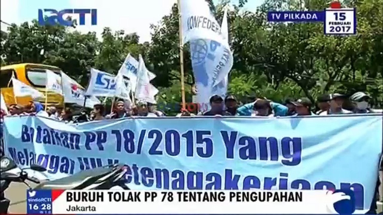 Buruh Tuntut UMP DKI Jakarta Rp 3,8 Juta