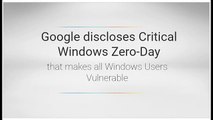 Google discloses Critical Windows Zero-Day | CR Risk Advisory