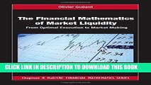 [BOOK] PDF The Financial Mathematics of Market Liquidity: From Optimal Execution to Market Making