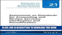 [Free Read] Statements on Standards for Accounting and Review Services: Clarification and