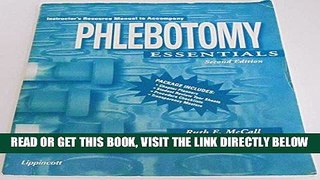 [READ] EBOOK Phlebotomy Essentials: Instructor s Manual BEST COLLECTION