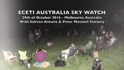 UFOs over Melbourne ECETI Aus Sky Watch October 29th 2016.