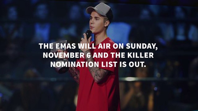 Beyonce and Justin Bieber already dominate the 2016 MTV Europe Music Awards
