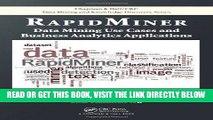 [DOWNLOAD] PDF RapidMiner: Data Mining Use Cases and Business Analytics Applications (Chapman