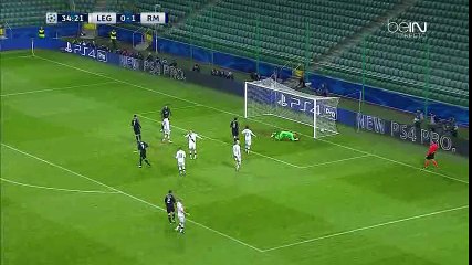Karim Benzema Goal HD - Legia Warszawa 0-2 Real Madrid - 02-11-2016