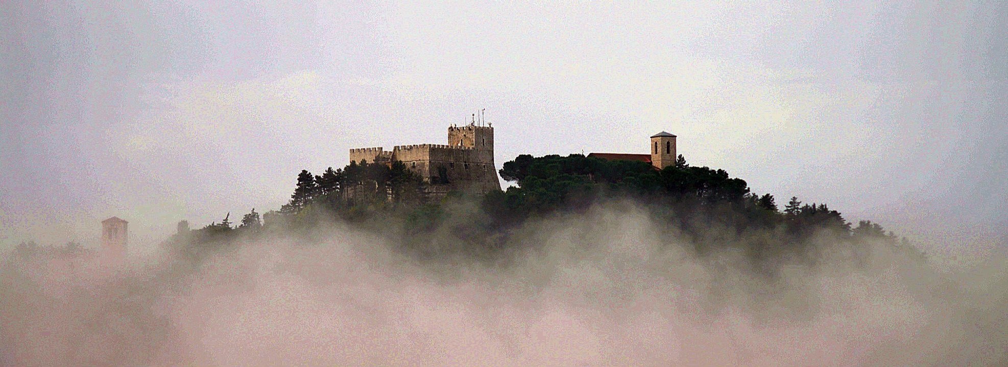 Campobasso tra la nebbia