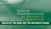 [FREE] EBOOK Ethical Considerations for Research Involving Prisoners BEST COLLECTION