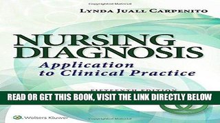 [READ] EBOOK Nursing Diagnosis: Application to Clinical Practice BEST COLLECTION