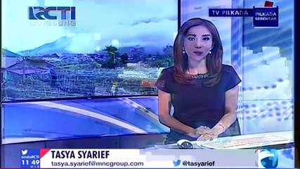 Sinabung Luncurkan Awan Panas Setinggi Seribu Meter