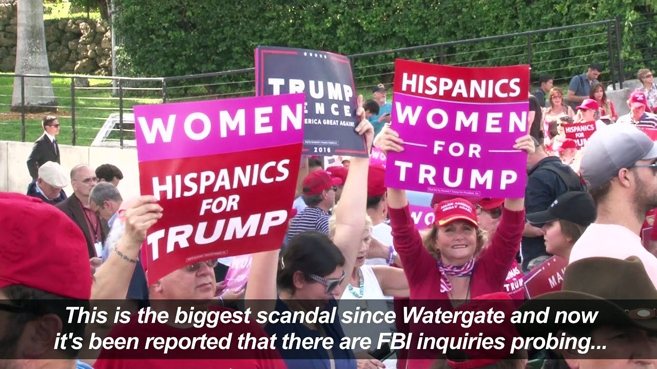 Donald Trump rallies in Miami as election day nears