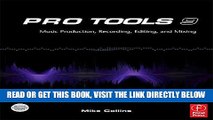 [READ] EBOOK Pro Tools 9: Music Production, Recording, Editing, and Mixing BEST COLLECTION