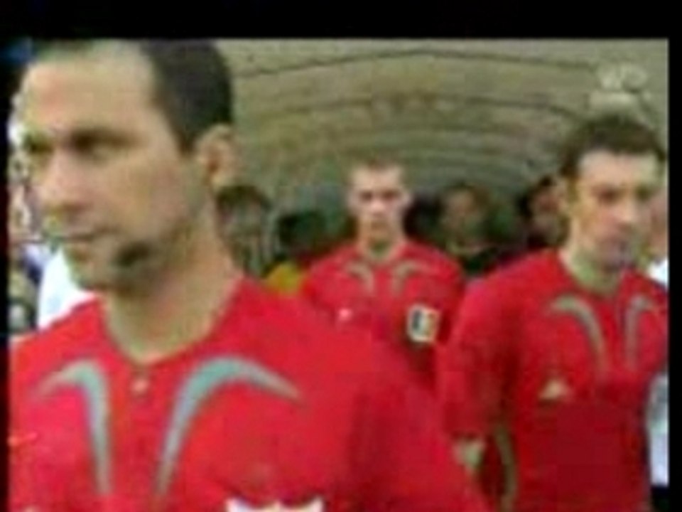 Brazil-Algeria entrée joueurs