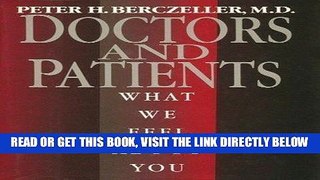 [FREE] EBOOK Doctors and Patients: What We Feel About You ONLINE COLLECTION