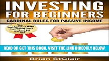 [Free Read] Investing for Beginners: Cardinal Rules for Passive Income (Investment, Investing,