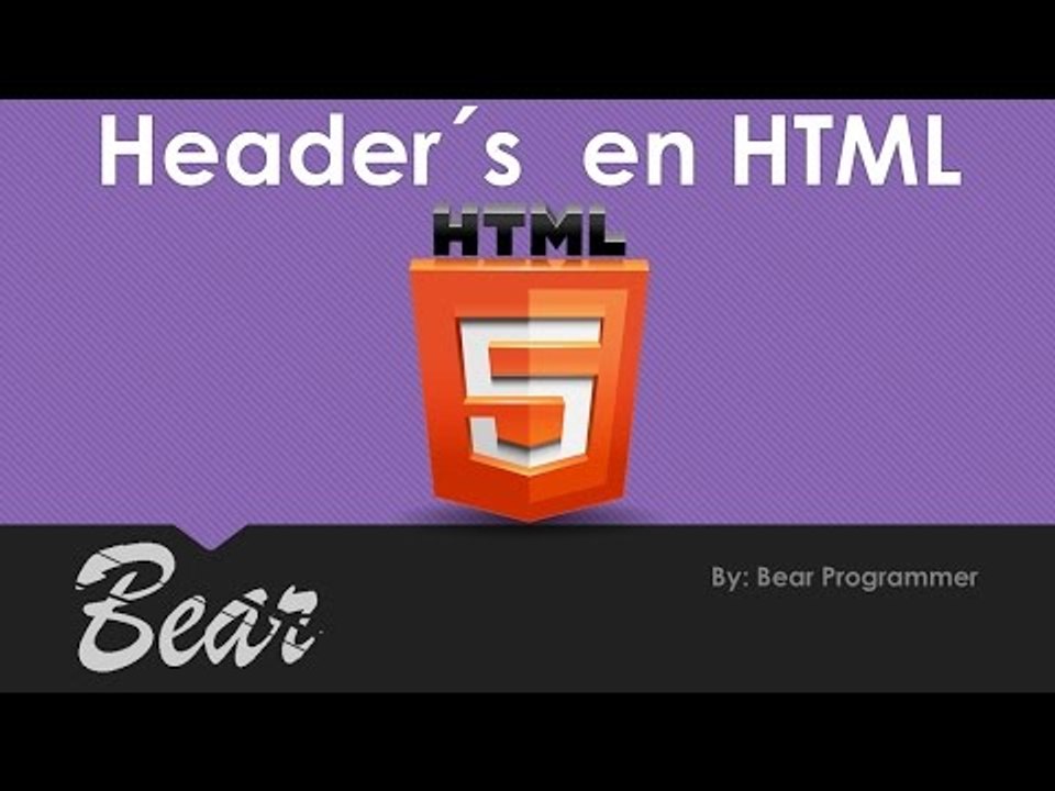 Curso de HTML || header´s en html etiquetas h1...