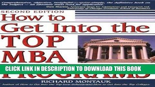 [READ] EBOOK How to Get Into the Top MBA Programs ONLINE COLLECTION