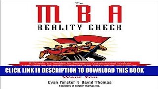 [READ] EBOOK The MBA Reality Check: Make the School You Want, Want You ONLINE COLLECTION