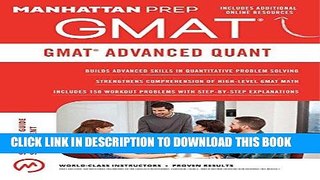[READ] EBOOK GMAT Advanced Quant: 250+ Practice Problems   Bonus Online Resources (Manhattan Prep