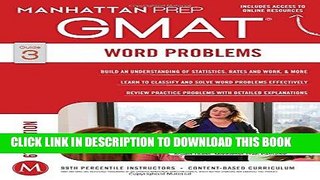 [READ] EBOOK GMAT Word Problems (Manhattan Prep GMAT Strategy Guides) ONLINE COLLECTION