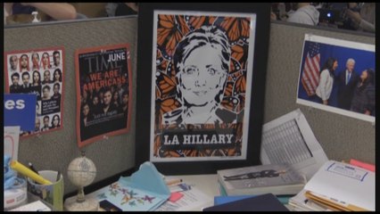 El cuartel general de Clinton encara tramo final con cansancio y emoción