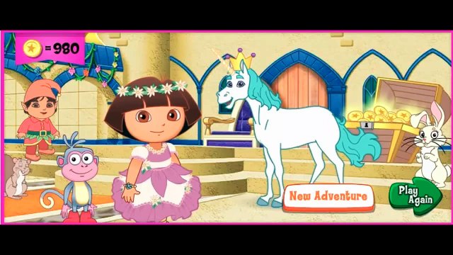 Даша путешественница / даша следопыт мультфильм игры - Единорог приключенческая игра Даши 2