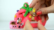 Peppa pig Play doh Shopkins Kinder Surprise eggs Minnie mouse English Playdough Egg