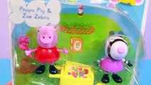 Peppa Pig eating PLAY-DOH Pizza Gardening Together Zoe Zebra Toy AllToyCollector