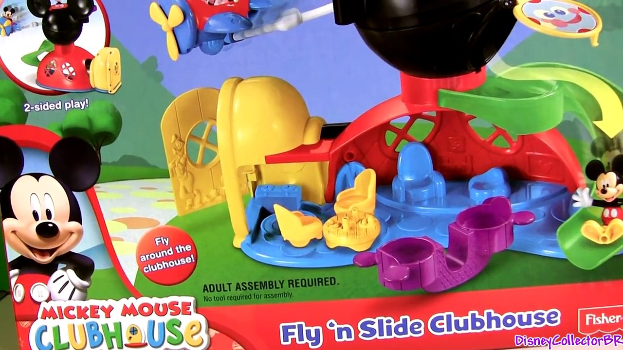 Mickey Mouse Fly n Slide Clubhouse Playset with Peppa Pig & Minnie Mouse by Disneycollector