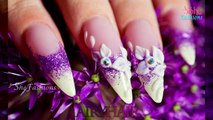 Flower Nails Art Design  | Easy Floral Nail Art Design