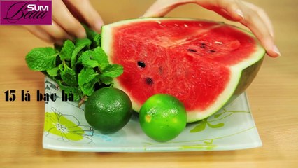 Làm nước detox giảm cân, tiêu mỡ, đẹp da siêu nhanh