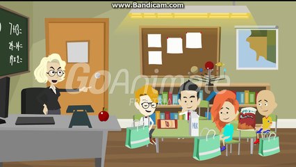 Caillou gets held back/grounded.