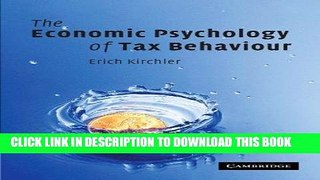 Ebook The Economic Psychology of Tax Behaviour Free Read