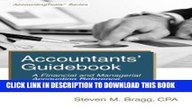 Ebook Accountants  Guidebook: Second Edition: A Financial and Managerial Accounting Reference Free