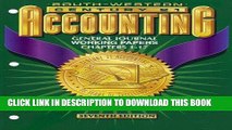 Ebook Century 21 Accounting 7E General Journal Approach- Working Papers Chapters 1-17: Working