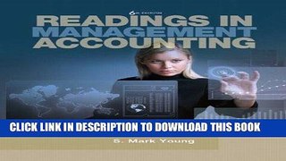 Best Seller Readings in Management Accounting (6th Edition) Free Read