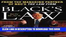 Best Seller Black s Law: A Criminal Lawyer Reveals His Defense Strategies in Four Cliffhanger