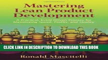 Best Seller Mastering Lean Product Development: A Practical, Event-Driven Process for Maximizing