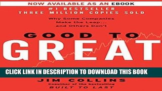 [READ] EBOOK Good to Great: Why Some Companies Make the Leap...And Others Don t ONLINE COLLECTION