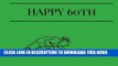 [New] Ebook Happy 60th: Golf Cover: Birthday Milestones | Guest Book | Message Book | Keepsake |