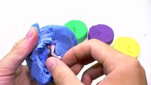 Kinner Play doh Surprise Eggs Minions Frozen Fun Characters Peppa Pig ep1
