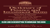 Best Seller Dictionary of Finance and Investment Terms (Barron s Business Dictionaries) Free Read