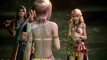 FINAL FANTASY 13-2 (HD) SEXY SERAH BEACHWEAR (63A) HEIR TO CHAOS CAIUS BOSS BATTLE 5 STARS (2 OF 3)