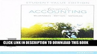 Best Seller Horngren s Accounting, Student Value Edition Plus MyAccountingLab with Pearson eText,