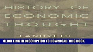 Best Seller History of Economic Thought Free Read