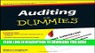 Best Seller Auditing For Dummies Free Read
