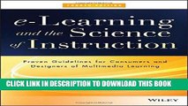 Best Seller e-Learning and the Science of Instruction: Proven Guidelines for Consumers and