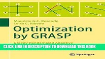 [READ] EBOOK Optimization by GRASP: Greedy Randomized Adaptive Search Procedures BEST COLLECTION