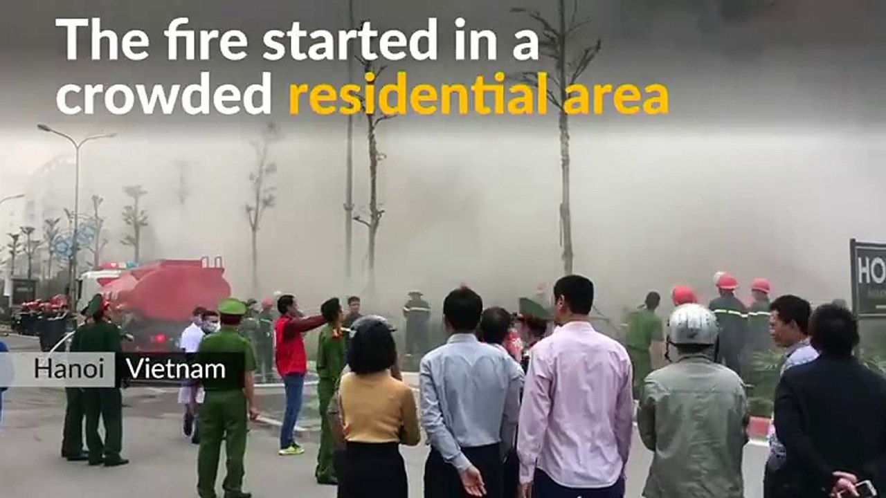 At least 13 people have died after a blaze broke out at a karaoke lounge in HaNoi