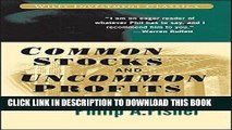 [READ] EBOOK Common Stocks and Uncommon Profits and Other Writings ONLINE COLLECTION